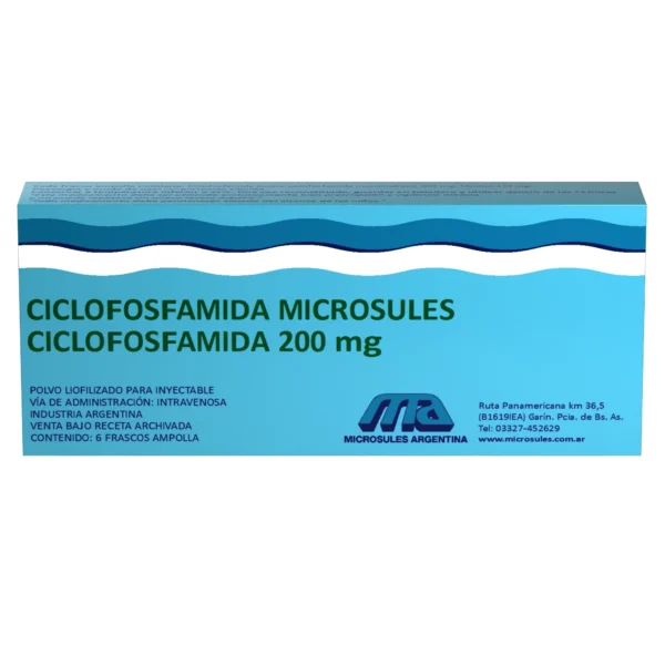 CICLOFOSFAMIDA 200mg MICROSULES
